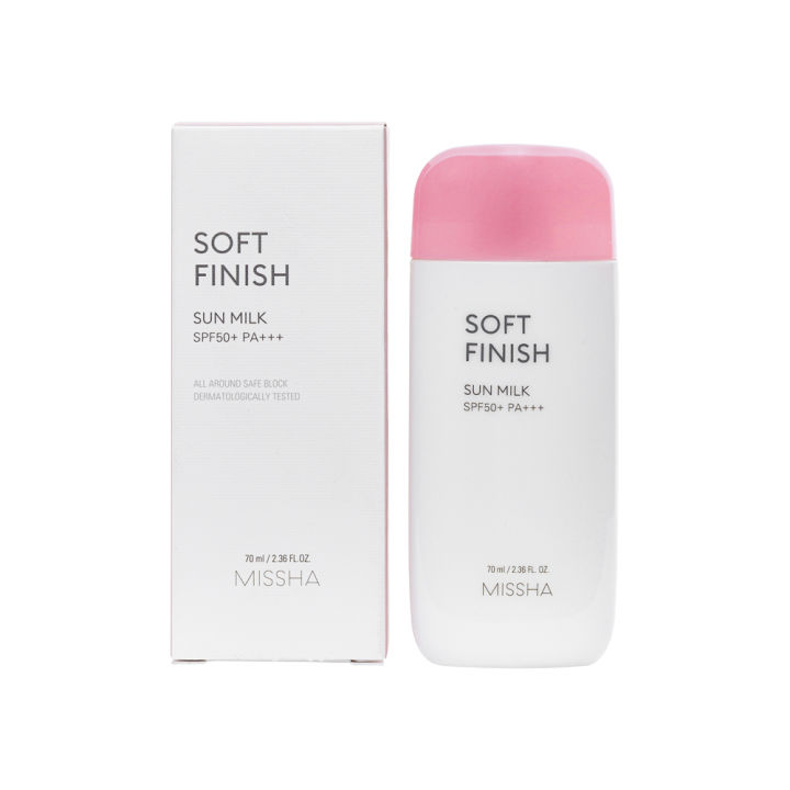 Missha All-Around Safe Block Soft Finish Sun Milk SPF50+ PA+++